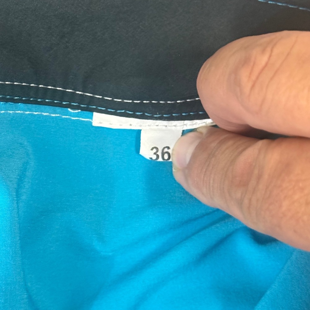 Quiksilver AG47 Dry Flight Board Shorts Mens 36 Blue Performance Swim Trunks - Picture 11 of 16